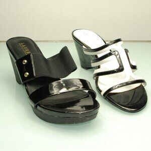 Ralph Lauren Etienne Aigner Sandals Two Pair